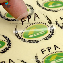 Adhesive Sticker Colorful Round Matte Silver Hot Foiled